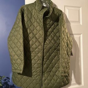 Time and Tru Quilted Jacket